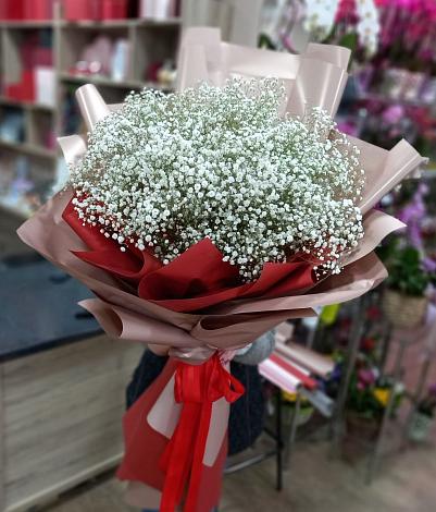 Букет цветов из: Гипсофила в Ожерелье