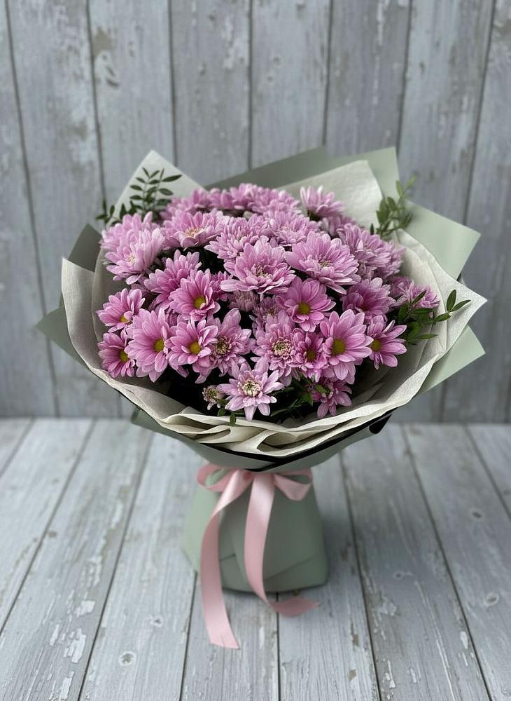 Букет цветов из: Хризантемы в Ожерелье