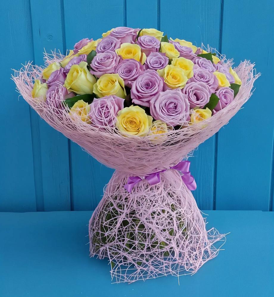 Букет 101 Волшебный Миг в Ожерелье