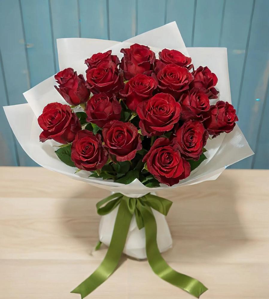 Букет Красные розы в Ожерелье