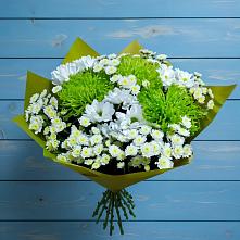 Букет цветов из:  Хризантемы в Ожерелье