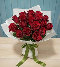 Букет Красные розы в Ожерелье