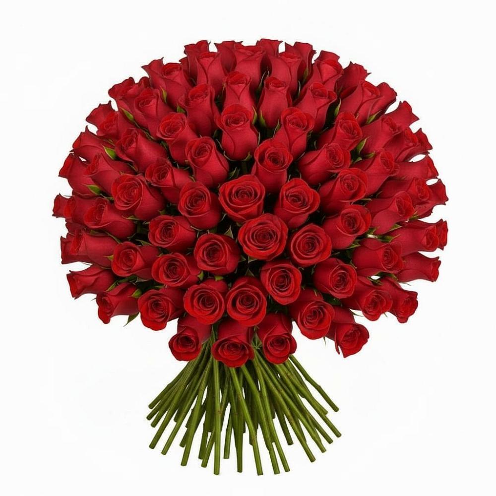 Букет Красные розы Чери Лав в Ожерелье