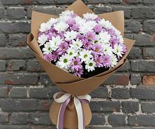 Букет цветов из:  Хризантемы в Ожерелье