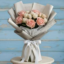 Букет цветов из:  Розы в Ожерелье