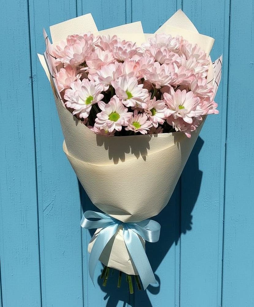 Букет цветов из: Хризантемы в Ожерелье