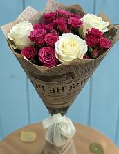 Букет цветов из:  Розы в Ожерелье