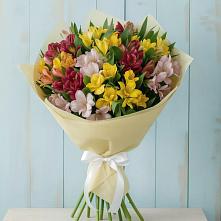 Букет цветов из:  Альстромерии в Ожерелье