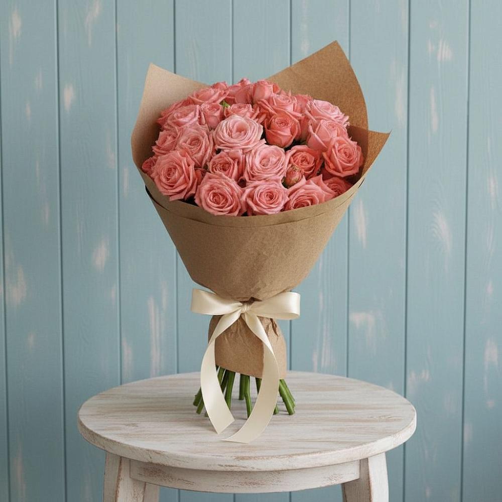 Букет цветов из: Розы в Ожерелье