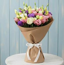 Букет цветов из:  Лизиантусы в Ожерелье