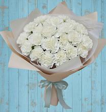 Букет цветов из:  Гвоздики в Ожерелье