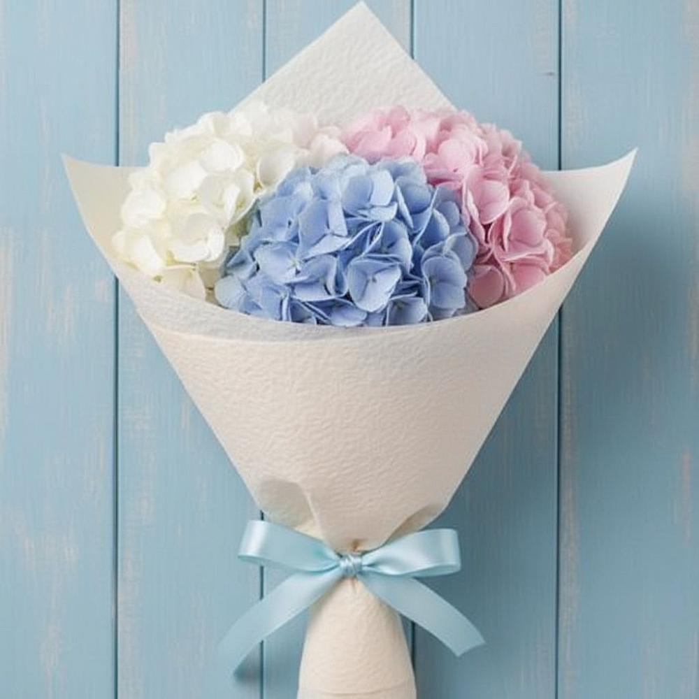 Букет цветов из: Гортензия в Ожерелье