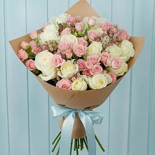 Букет цветов из:  Розы в Ожерелье